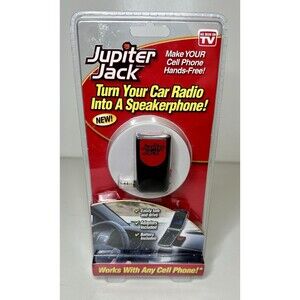 Jupiter Jack Works With Cell Phones Universal Car Radio Speakerphone NEW SEALED